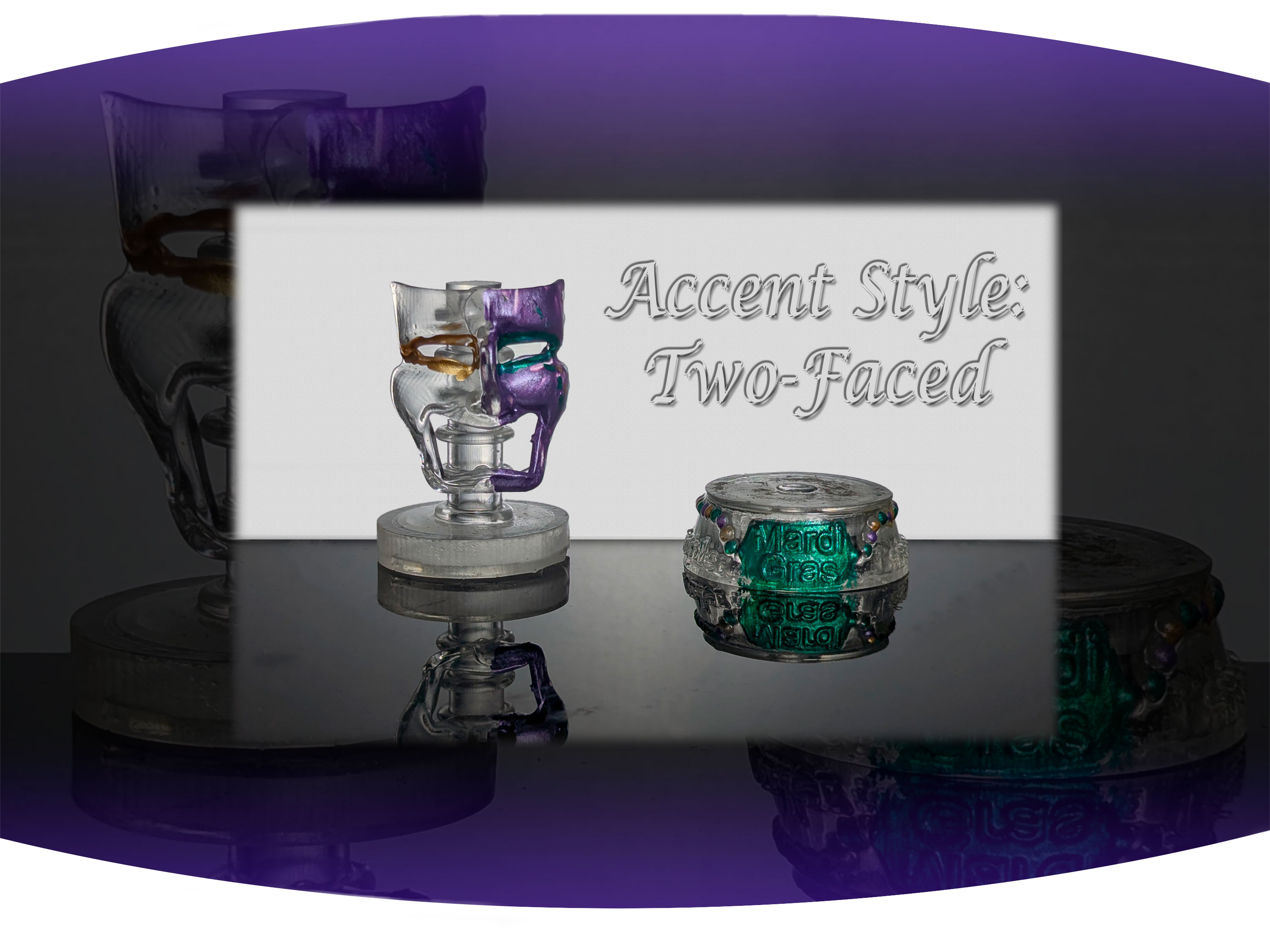 White screen printed  t-shirt with the black text Bywater with red stamp across it that says gentrified